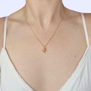 Gold Plated Conch Sea Shell Pendant Necklace🐚